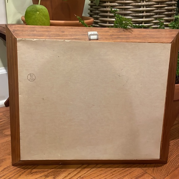 Vintage Rooster Hen Chicken farm wooden frame. - Picture 4 of 6